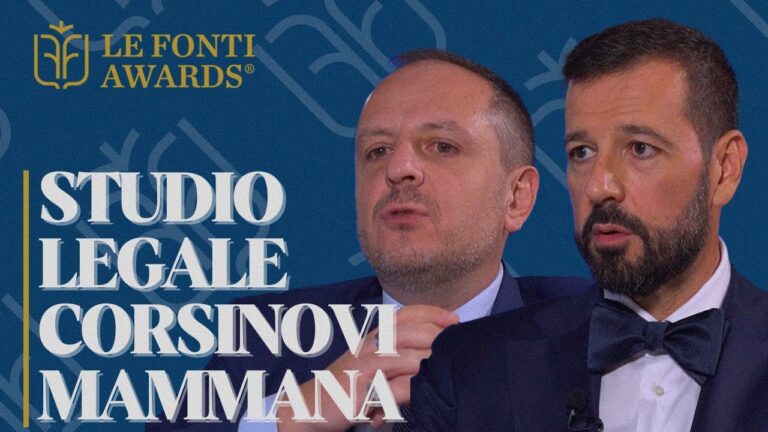 Studio Legale Corsinovi Mammana trionfa come Eccellenza dell’Anno, categoria Diritto Amministrativo